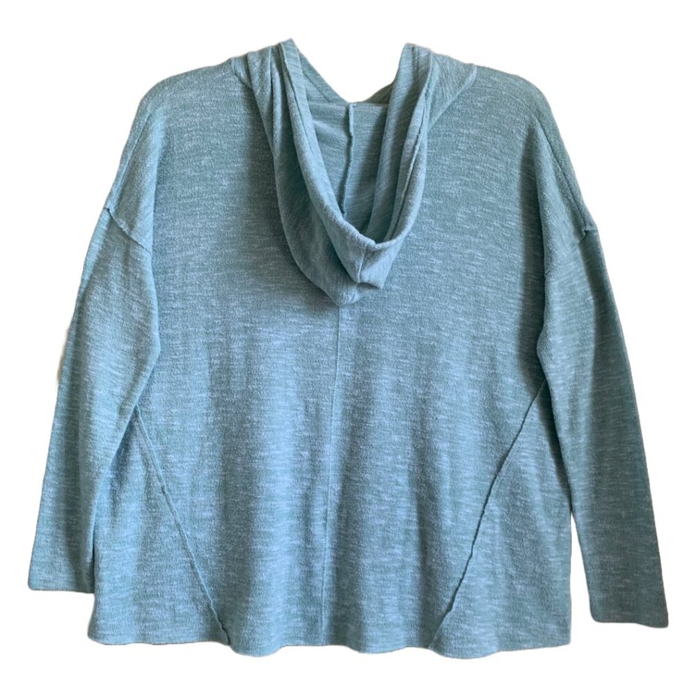 AMERICAN EAGLE Womens Light Blue Soft & Sexy Plush Slouchy Oversized Hoodie Sz S - Picture 4 of 9